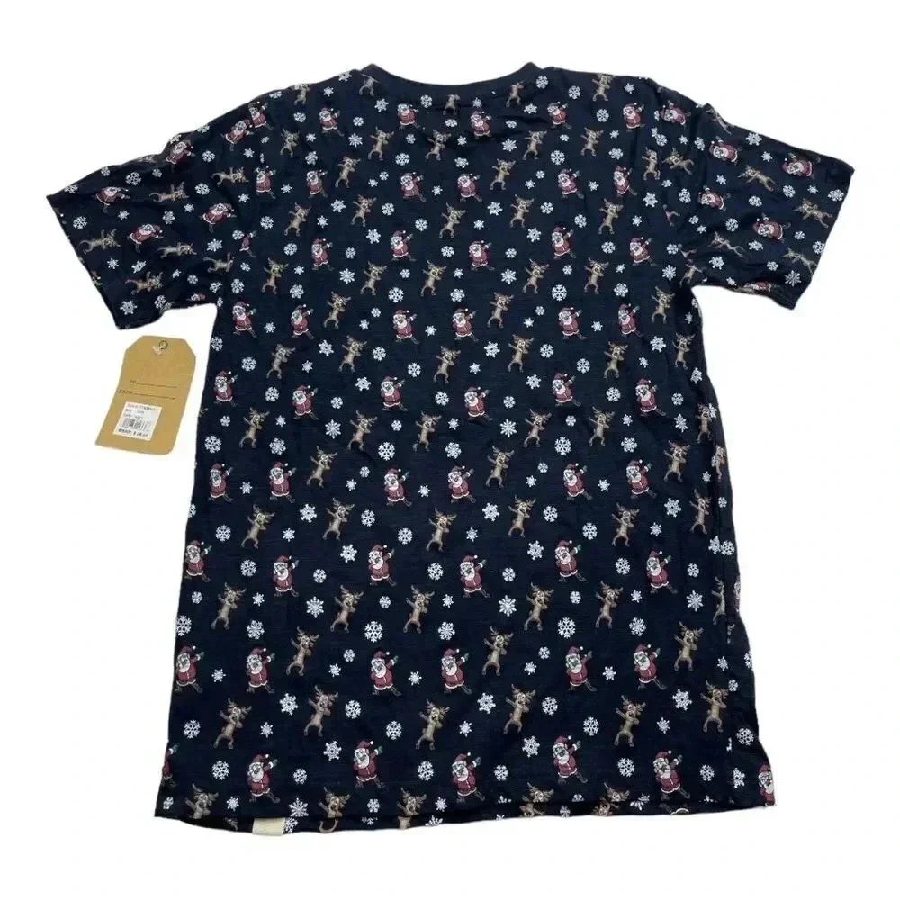 Free Planet Santa Reindeer Christmas Shirt